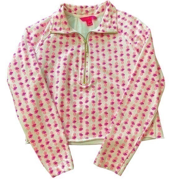 Lilly Pulitzer Crop Top Popover Sweater size XS - Picture 1 of 2